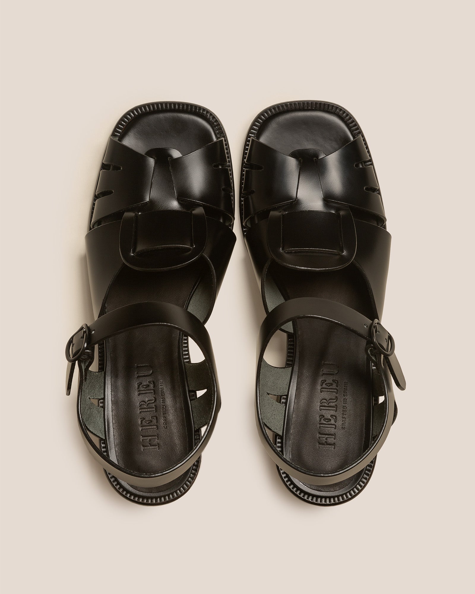 Buy Heels County Black Men's Faux Leather Sandals for Mens Latest - 07 UK  at Amazon.in