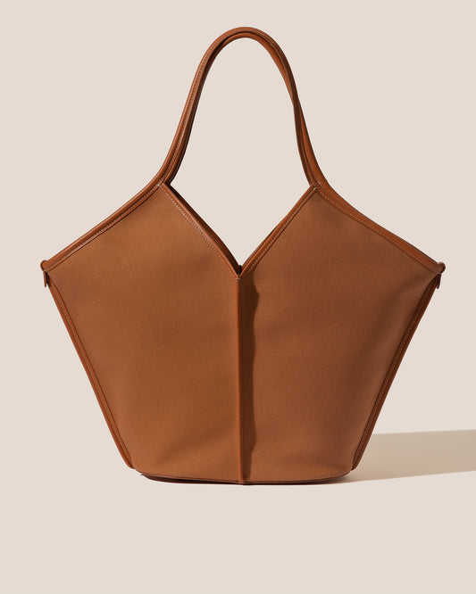 HEREU Calella Leather-trim Raffia Tote Bag