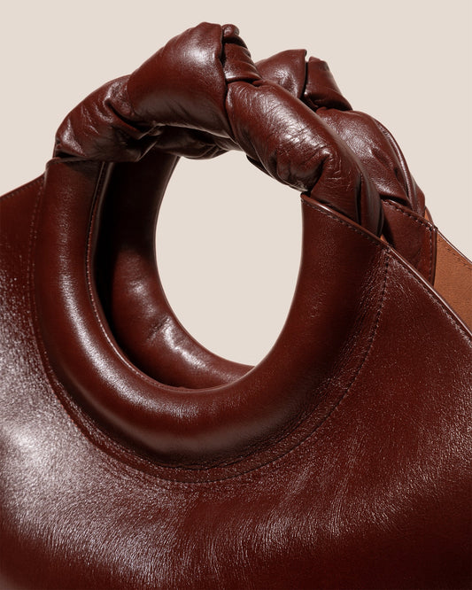 CABASSA - Round-handle Leather Tote Bag – Hereu Studio