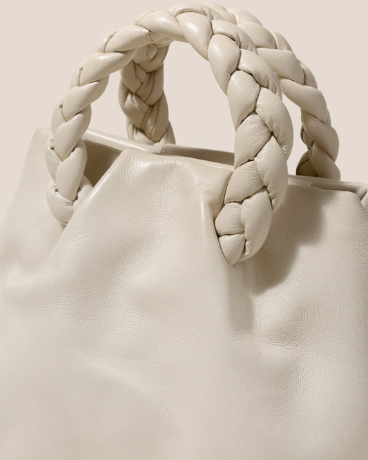 BOMBON L - Plaited-handle Leather Tote Bag – Hereu Studio