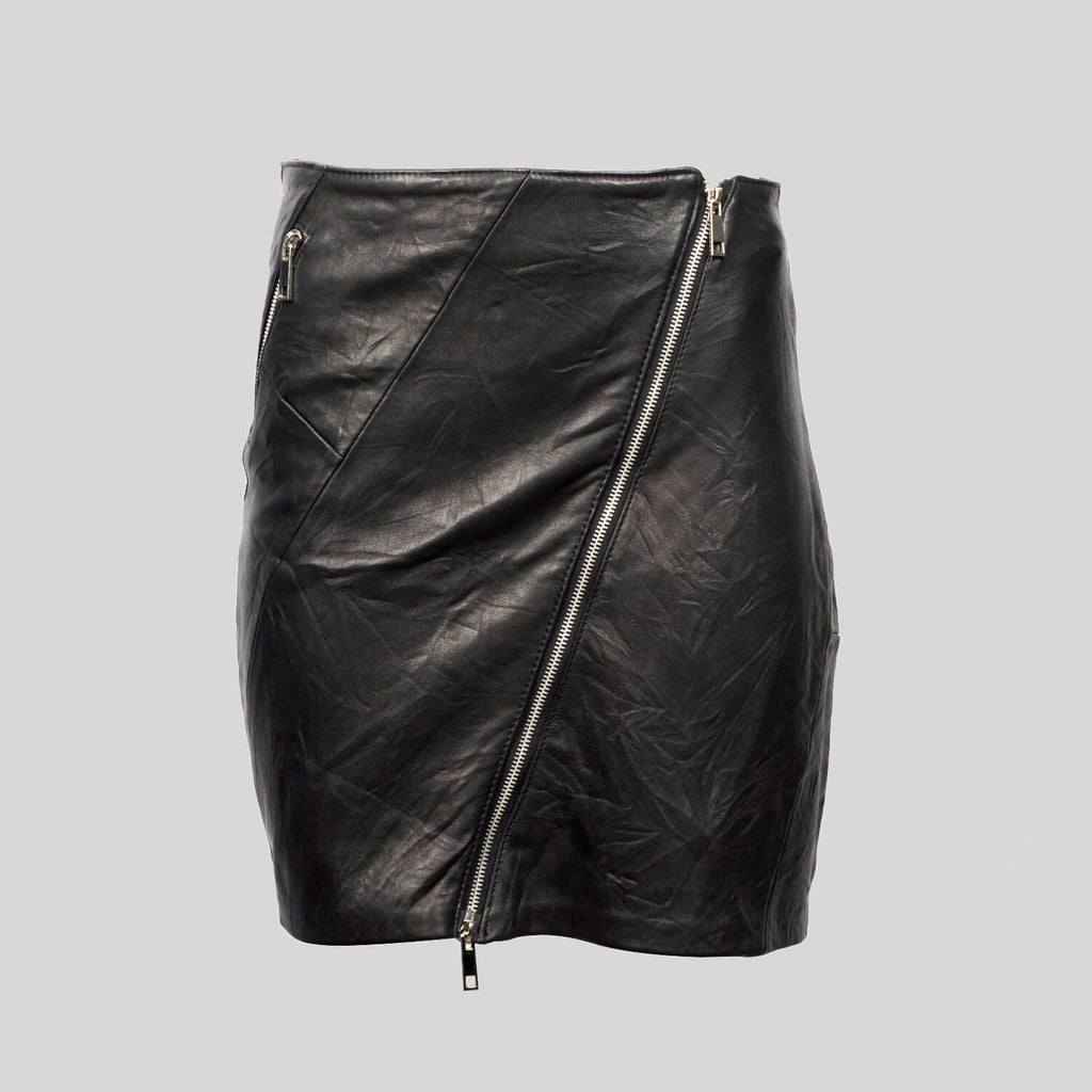 Buy Pelechecoco Brenda skirt made from sustainable leather