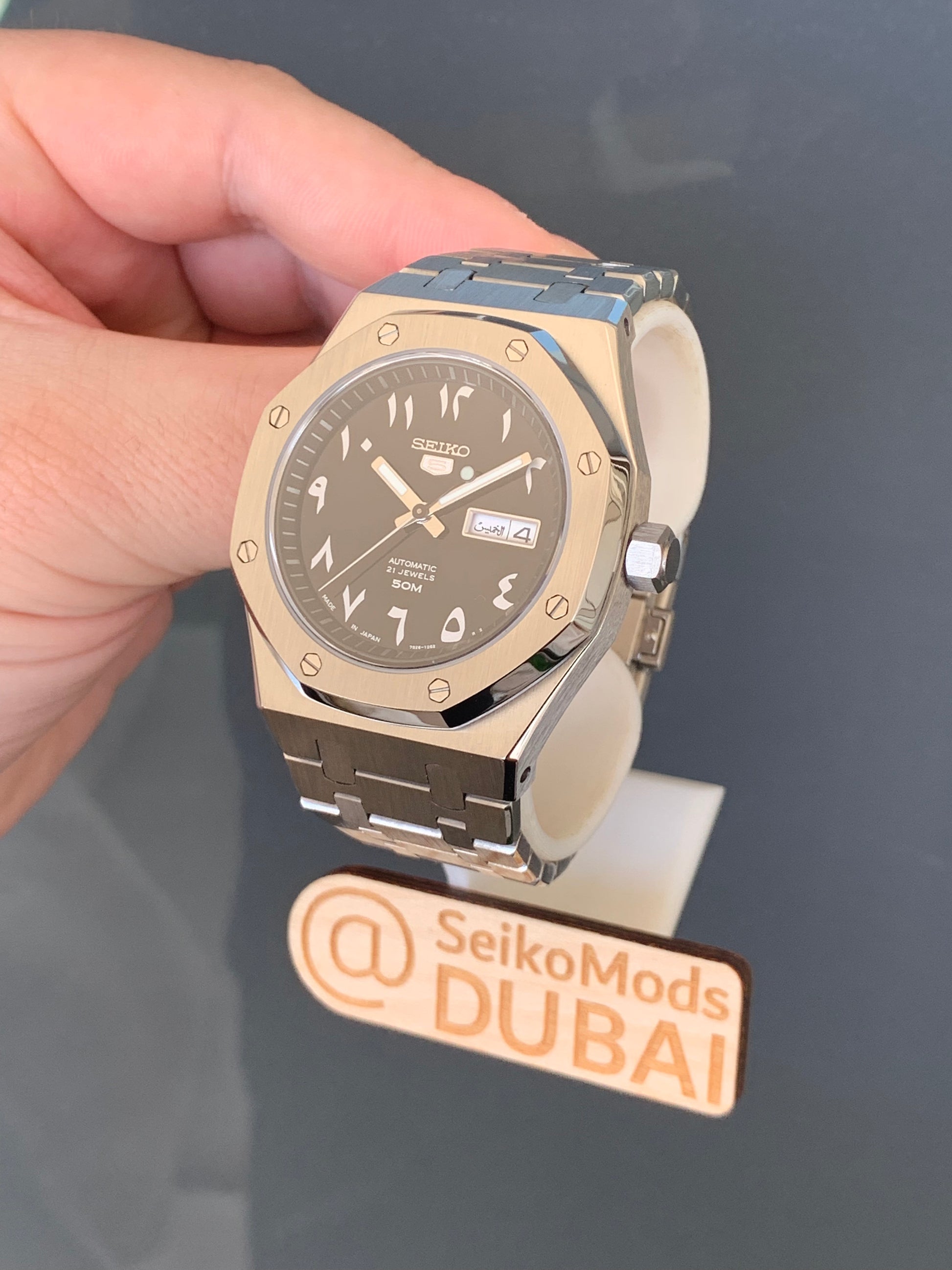 SNKP21 Seiko-Oak Arabic - NH36 (Built to Order) – SVK Watches