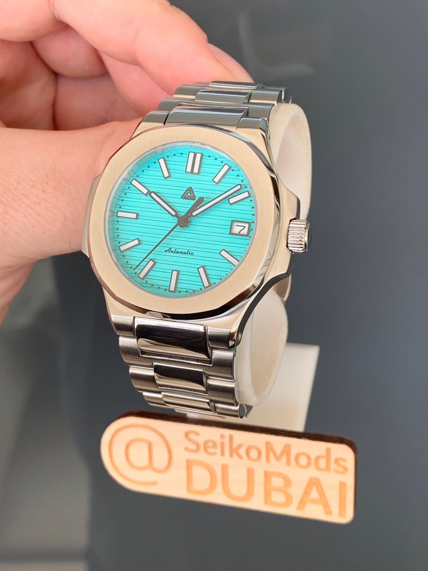 40mm Seiko-Naut LA Tiffany Dial (Built to Order) – SVK Watches