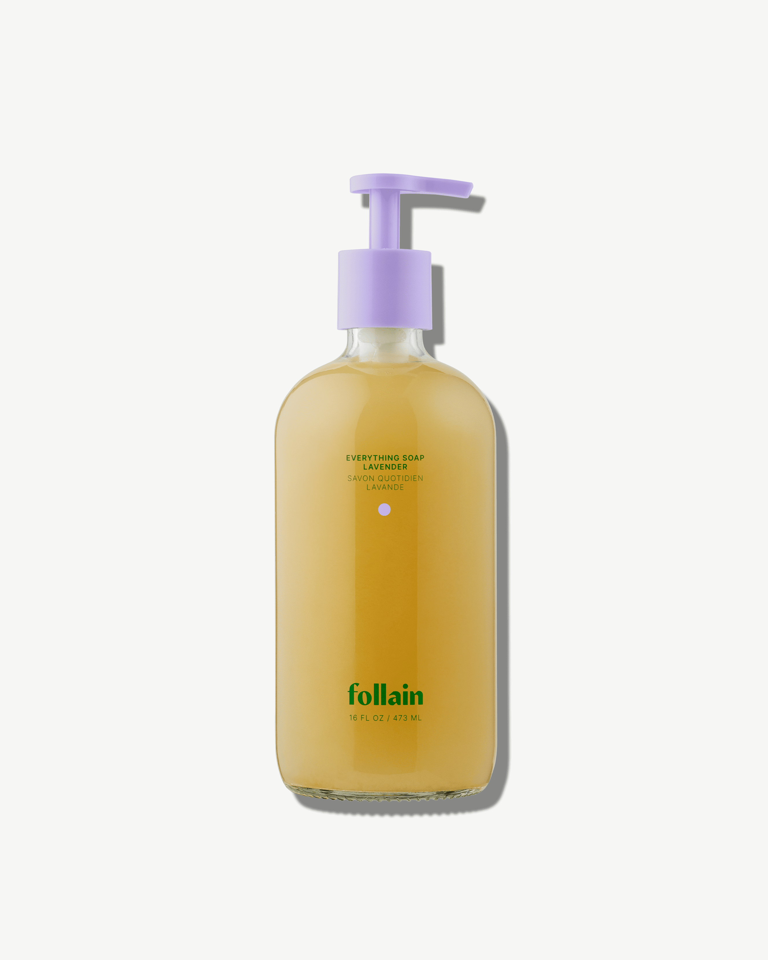 Follain Everything Soap Lavender In White