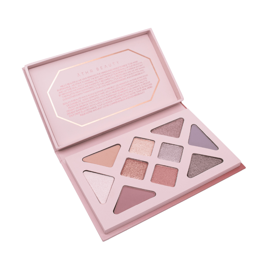 Rose Quartz Crystal Gemstone Palette