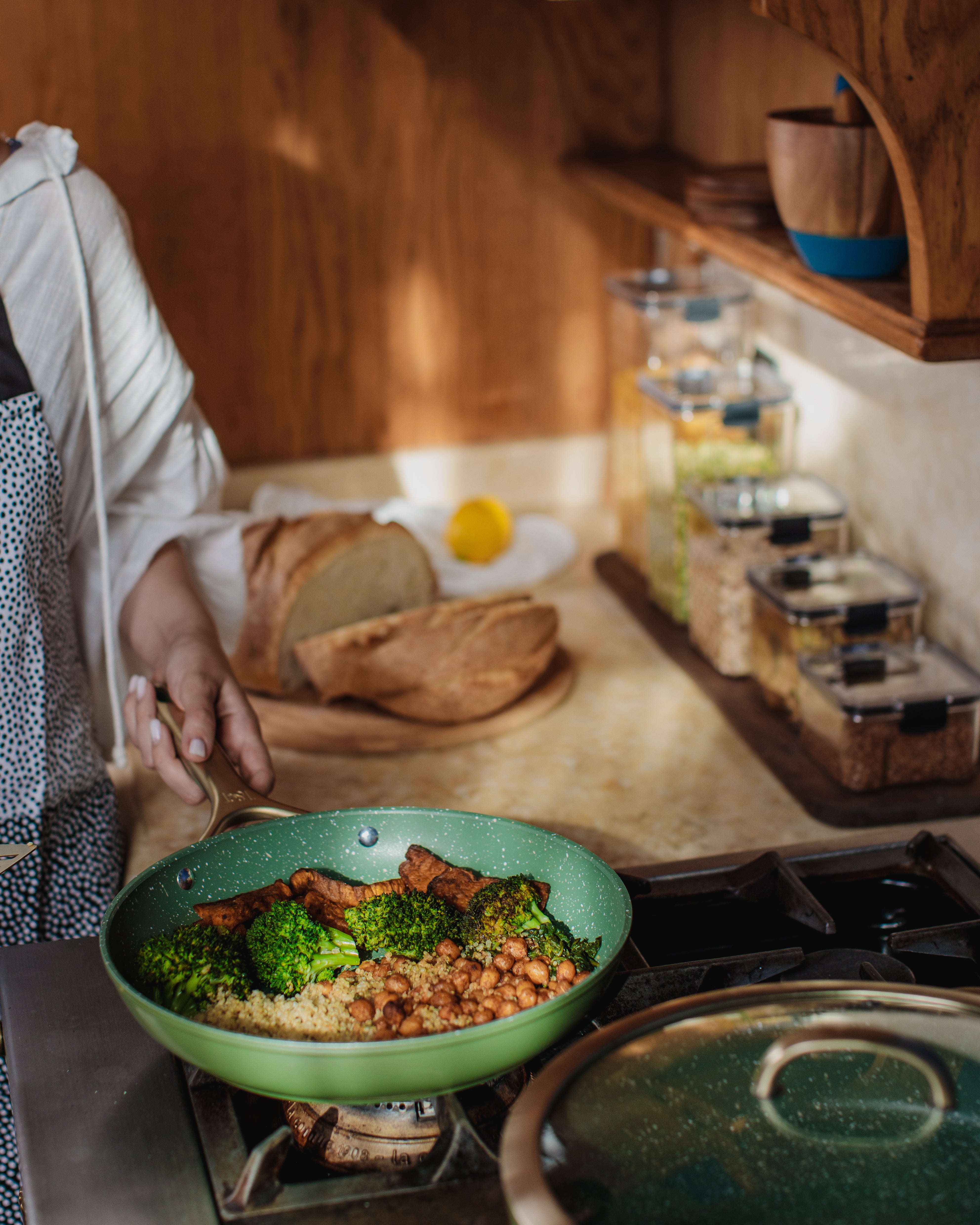 Green Granite Pan 12-In – Thyme&Table