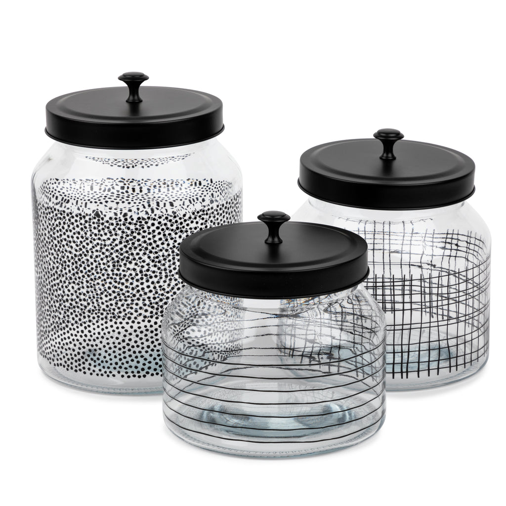 Prep & Savour Black Food Storage Set