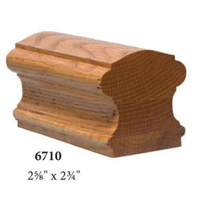 6700 2.625 x 2.75 Handrail Profile | Amish Crafted by StepUP Stair Parts