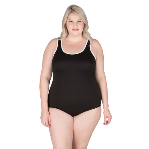 black swimsuit size 22