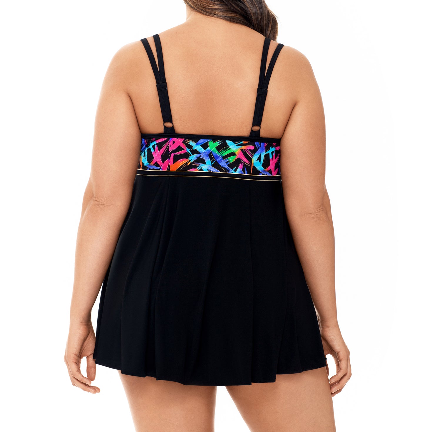 Longitude Swimwear Womens Plus Size Swimdress Sparklerr Swimsuits Just For Us 