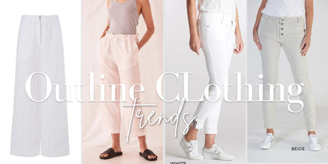 White Jeans at Outline Clothing Geraldine