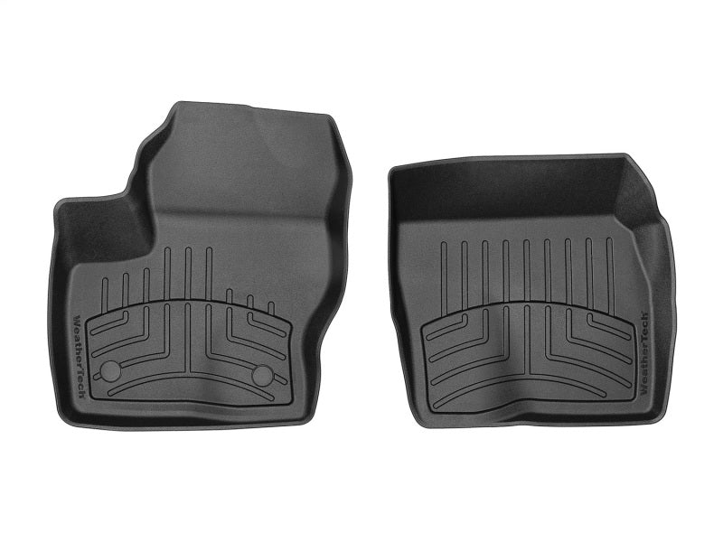 WeatherTech 2019+ Chevrolet Silverado 1500 Crew Cab Front Floorliner HP - Black