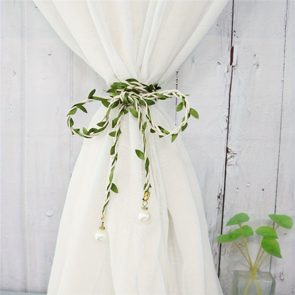 greenery Curtain tie backs