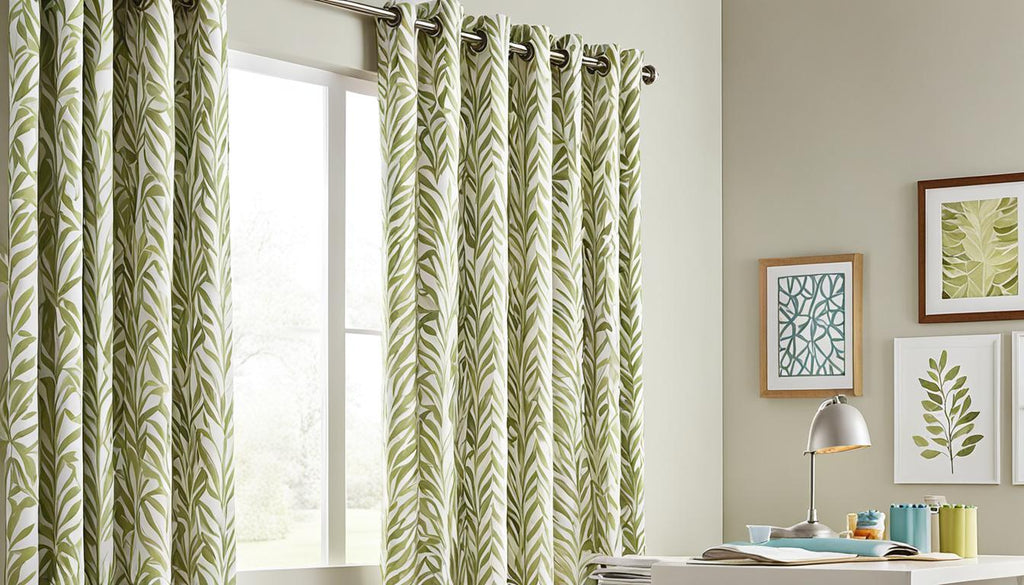 grommet curtains for craft room