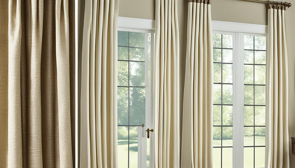 hanging curtains