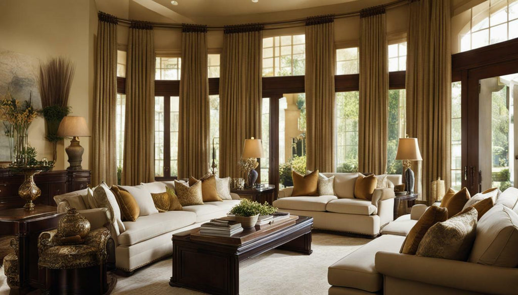 large window curtains