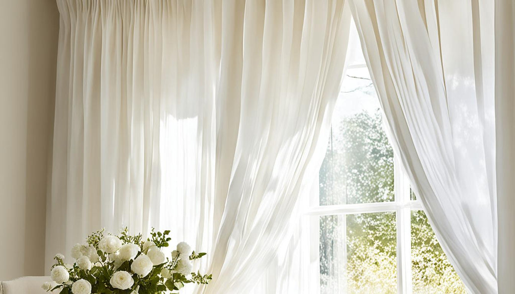 short Sheer curtains bedroom