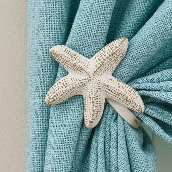 starfish as tie backs