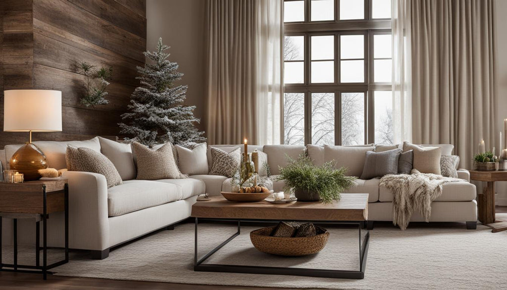 winter decor for living room