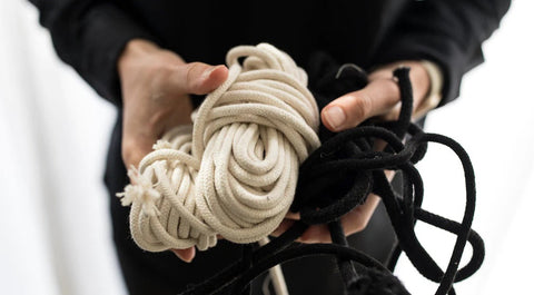 Mia Mélange cotton rope spools