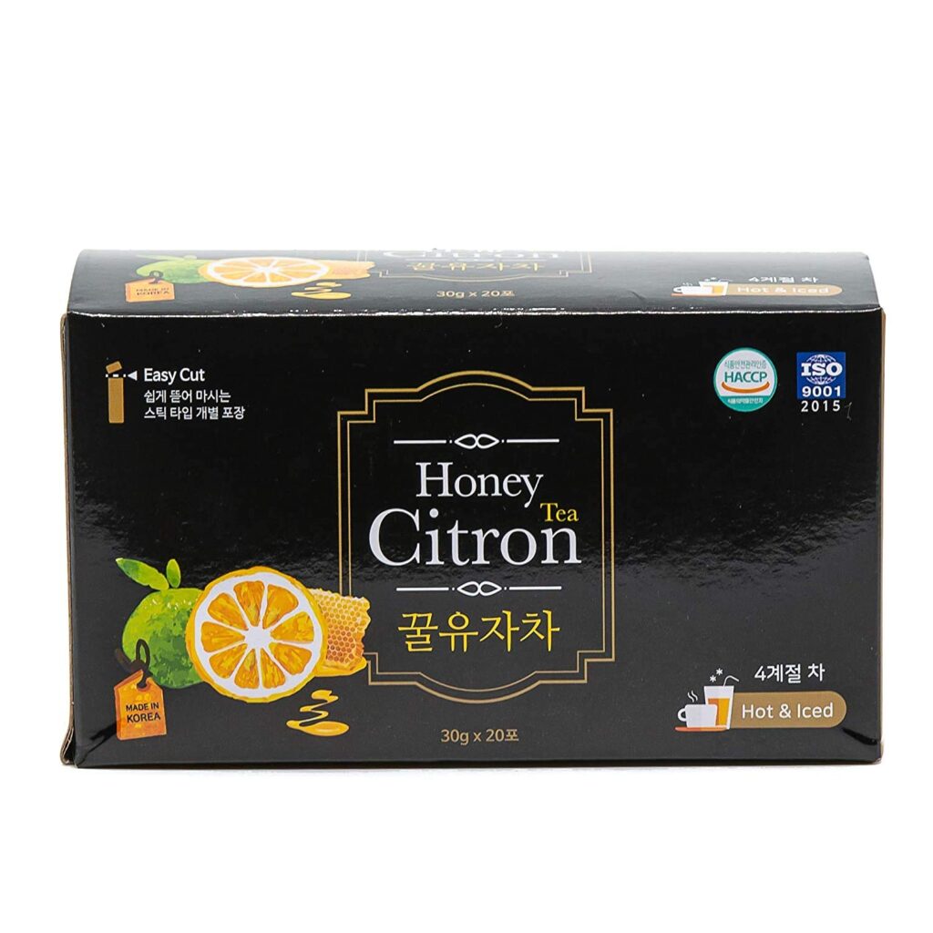 how often should you drink citron tea?
