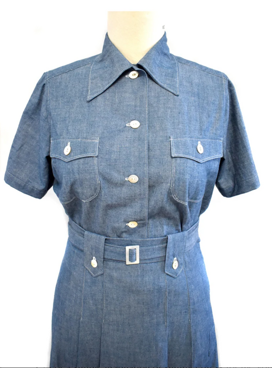 E-PATTERN- Circa 1939 Blouse, Skirt, Shorts & Girdle- Bust 30-40