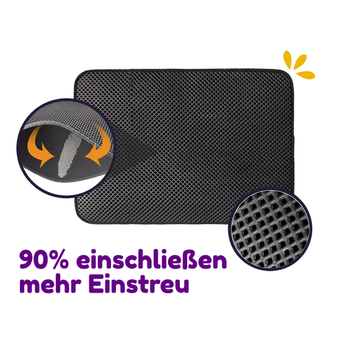 MagischePfoten™ Katzenstreu-Matte – Magische Pfoten