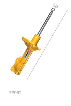 KONI sport yellow strut