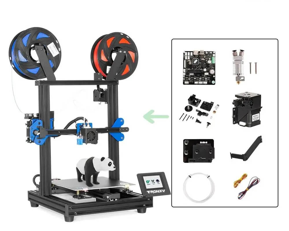 Tronxy 3D Printer PRO-2E Upgrade Kits Package for XY-2 PRO/XY-2 PRO TITAN Tronxy 3D Printer | Tronxy Large 3D Printer | Tronxy Large Format Veho 600 800 1000