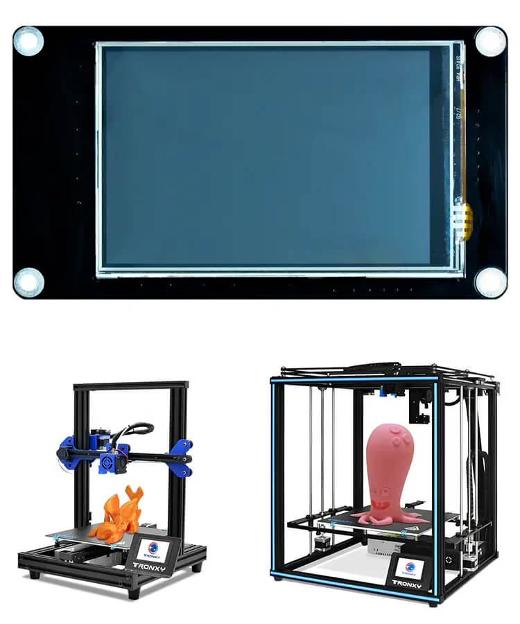 Tronxy 3D Printing Parts X5SA 600 Original LCD Display Screen 4.3 Inch Touch Screen Accessories with 1pc Cable for 3D Printer Tronxy 3D Printer | Tronxy Large 3D Printer | Tronxy Large Format Veho 600 800 1000