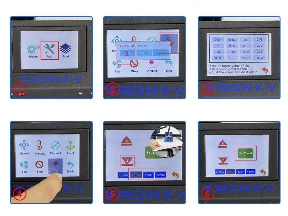 Tronxy 3D Printing Parts X5SA 600 Original LCD Display Screen 4.3 Inch Touch Screen Accessories with 1pc Cable for 3D Printer Tronxy 3D Printer | Tronxy Large 3D Printer | Tronxy Large Format Veho 600 800 1000