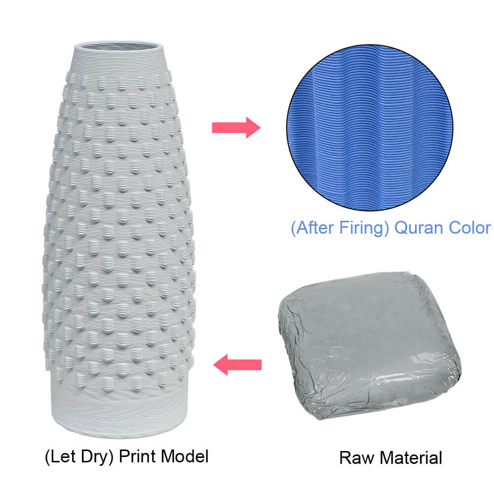 Tronxy Clay Mud Consumables Material 1KG 2.2 LBS Environmentally Friendly For Ceramics Ceramic Pottery Clay 3D Printer Tronxy 3D Printer | Tronxy Large 3D Printer | Tronxy Large Format Veho 600 800 1000 3D Printer