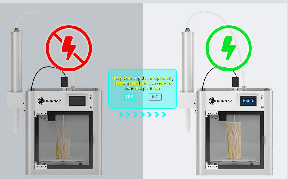 Tronxy Moore X Clay 3D Printer Fully Assembled with Enclosure Aluminum Barrel Feeding System Electric Putter Ceramic Printing Size 255x255x255mm