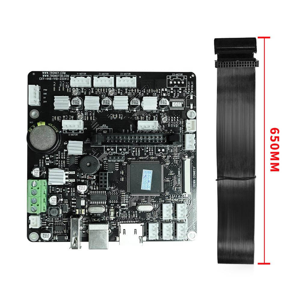 Tronxy Silent Board Motherboard with Wire Cable for D01 / D01 Plus 3D Printer Tronxy 3D Printer | Tronxy Large 3D Printer | Tronxy Large Format Veho 600 800 1000 3D Printer