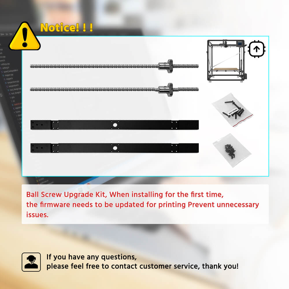 Tronxy VEHO 600 Ball Screw Upgrade Kit for VEHO 600 Series 3D Printer T12 Lead Screw 680mm C7 12mm Dia Tronxy 3D Printer | Tronxy Large 3D Printer | Tronxy Large Format Veho 600 800 1000 3D Printer