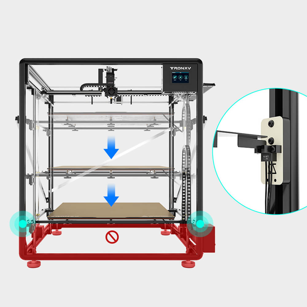 Tronxy VEHO 600 Large 3D Printer Kit Direct Drive Beginner 3D Printer Size 600x600x600mm Tronxy 3D Printer | Tronxy Large 3D Printer | Tronxy VEHO Large Format 3D Printer