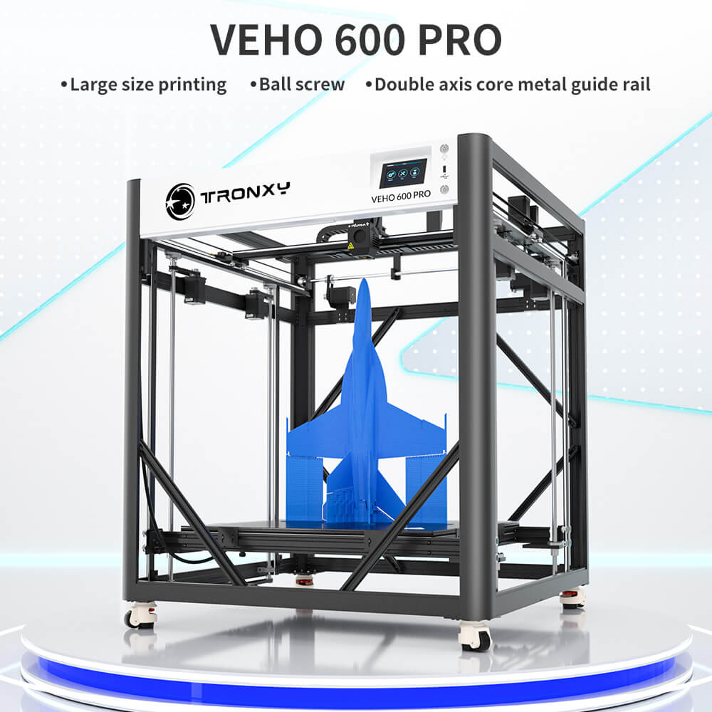 Tronxy VEHO 600 Pro 2E Large 3D Printer Kit Direct Drive Professional 3D Printer Size 600x600x600mm