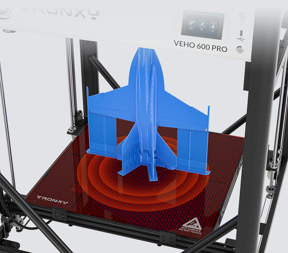 Tronxy VEHO 600 Pro Large 3D Printer Kit Direct Drive Professional 3D Printer Size 600x600x600mm
