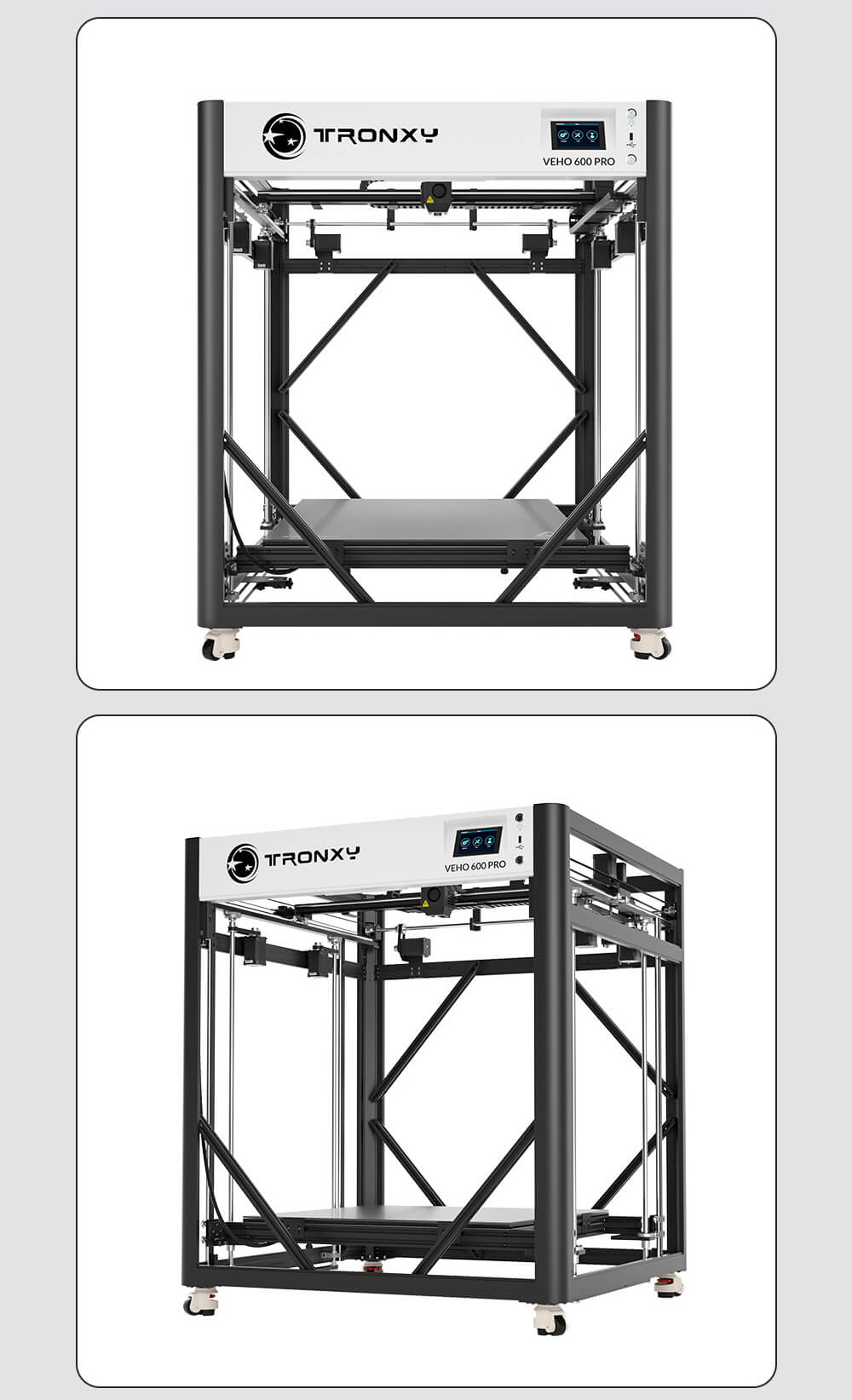 Tronxy VEHO 600 Pro 2E Large 3D Printer Kit Direct Drive Professional 3D Printer Size 600x600x600mm