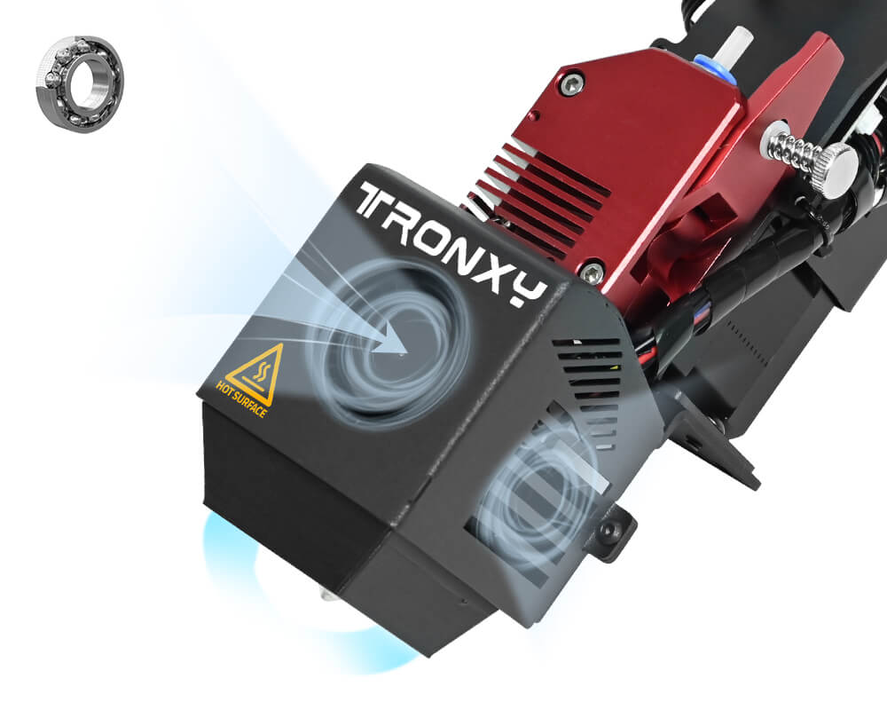 Tronxy VEHO Series 2.85mm All-Metal Hotend Extruder Direct Drive Extruder Print Head kits Tronxy 3D Printer | Tronxy Large 3D Printer | Tronxy Large Format Veho 600 800 1000 3D Printer