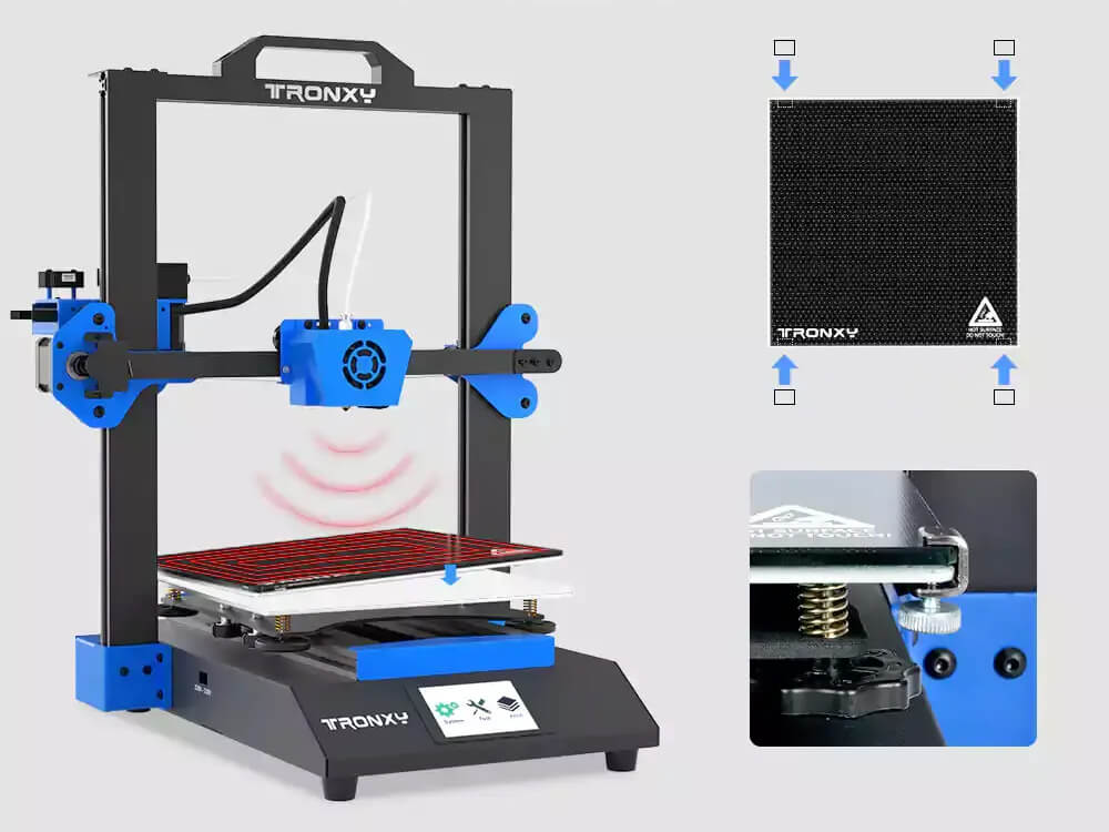 Tronxy XY-3 SE Standard 2-in 1 Set Laser 3-in-1 Set 3D Printer DIY Kit 255x255x260mm Tronxy 3D Printer | Tronxy XY3 3D Printer | Tronxy XY 3 3D Printer