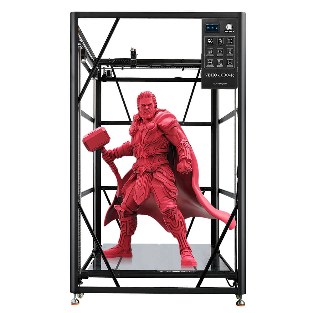Tronxy VEHO 1000-16 Large Scale 3D Printer Big Format Direct Drive 3D Printer Build Size 1000x1000x1600mm 320 Degree Hotend Tronxy 3D Printer | Tronxy Large 3D Printer | Tronxy VEHO Large Format 3D Printer