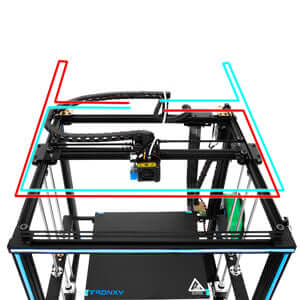 Tronxy X5SA 24V CoreXY 3D Printer DIY Kit with Build Size 330x330x400mm Tronxy 3D Printer | Tronxy Large 3D Printer | Tronxy X5SA Large Format 3D Printer