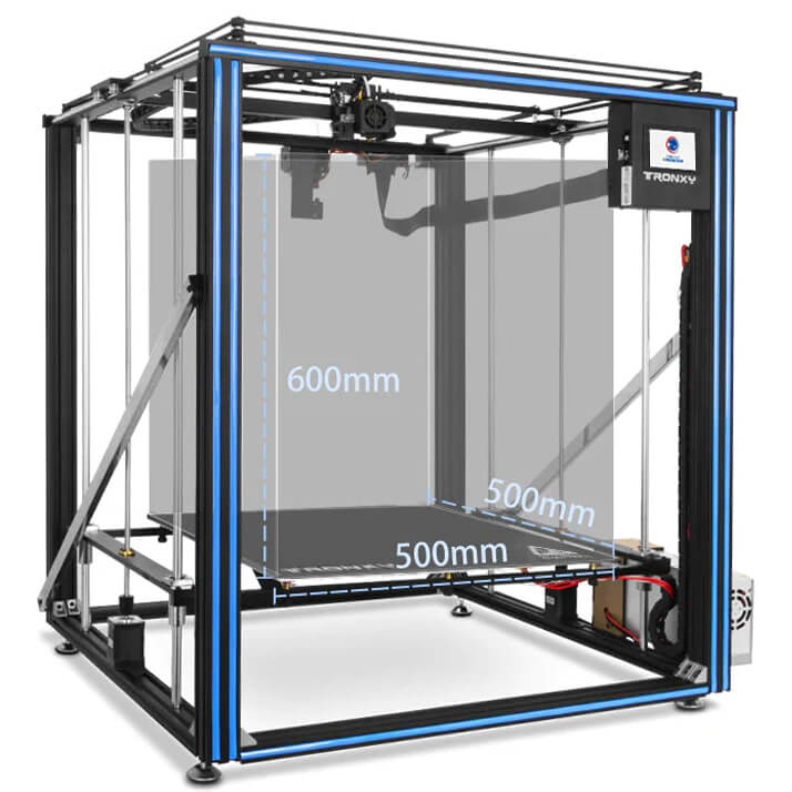 Tronxy X5SA-500 Pro Large 3D Printer DIY Kit 500x500x600mm Tronxy 3D Printer | Tronxy Large 3D Printer | Tronxy X5SA 500 Large Format 3D Printer