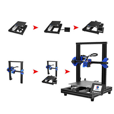 Tronxy XY-2 PRO TITAN with Titan Extruder 3D Printer DIY Kit 255x255x245mm Tronxy 3D Printer | Tronxy XY2 3D Printer | Tronxy XY 2 3D Printer