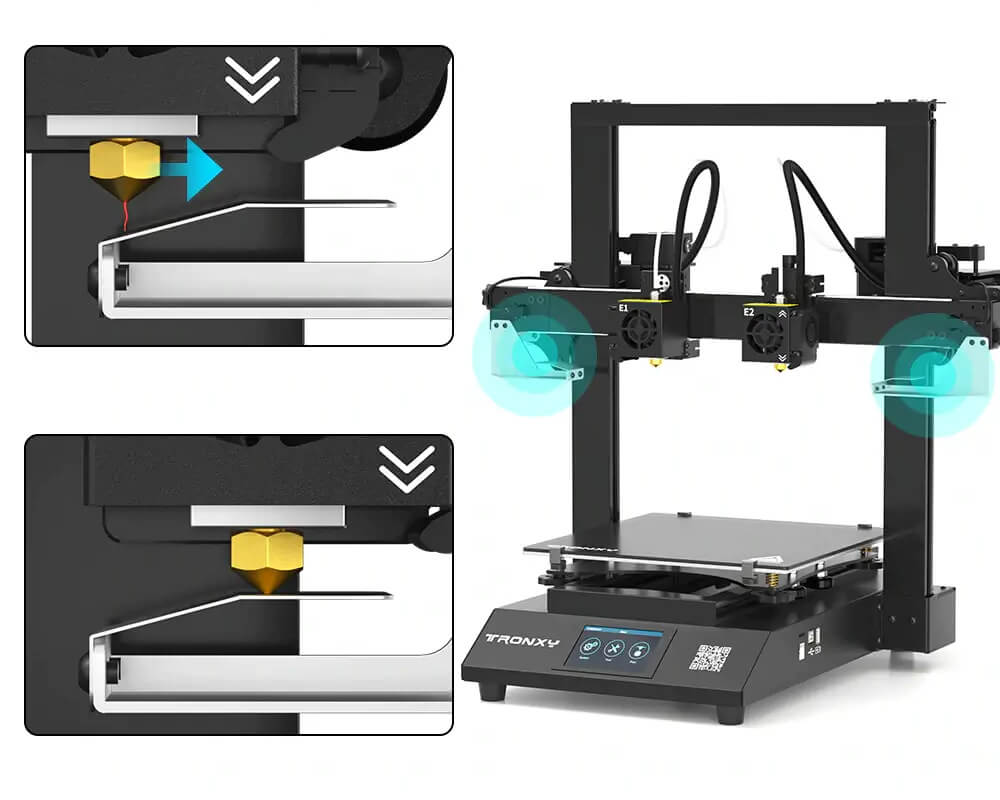 Imprimante 3D Tronxy Imprimantes 3D Gemini XS Double extrudeuse