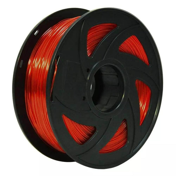 Translucent Red Flexible PLA 3D Printing Filament 1kg/2.2lb 1.75mm