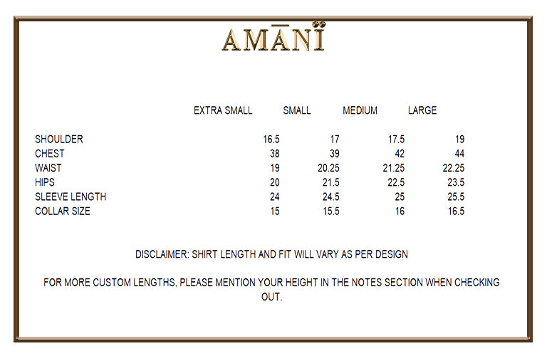 Men Size Guide