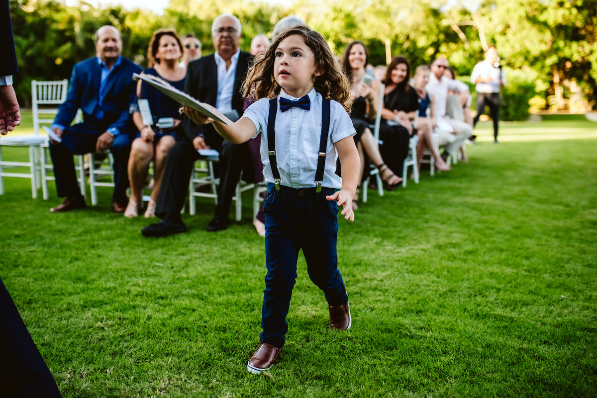 Kid at the wedding of fairmont Maykamoba