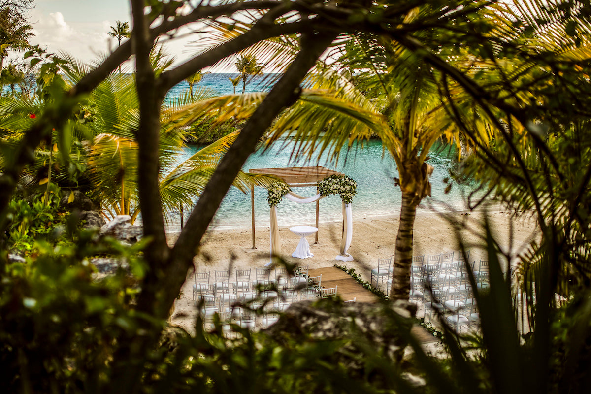 Gazebo for a wedding at Hotel Xcaret Mexico